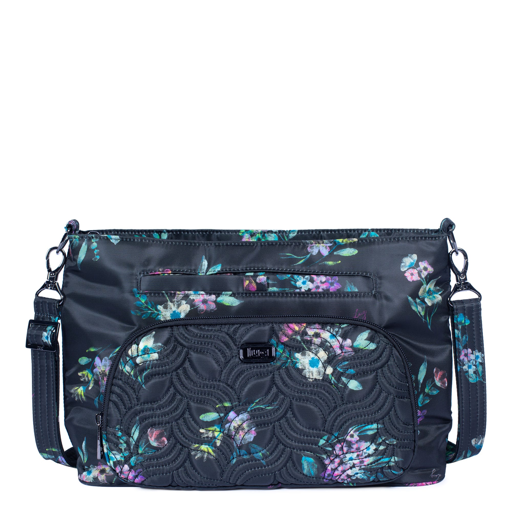 Samba XL Convertible Crossbody Bag - BOUQUET BLACK - SambaXL_BouquetBlack_01